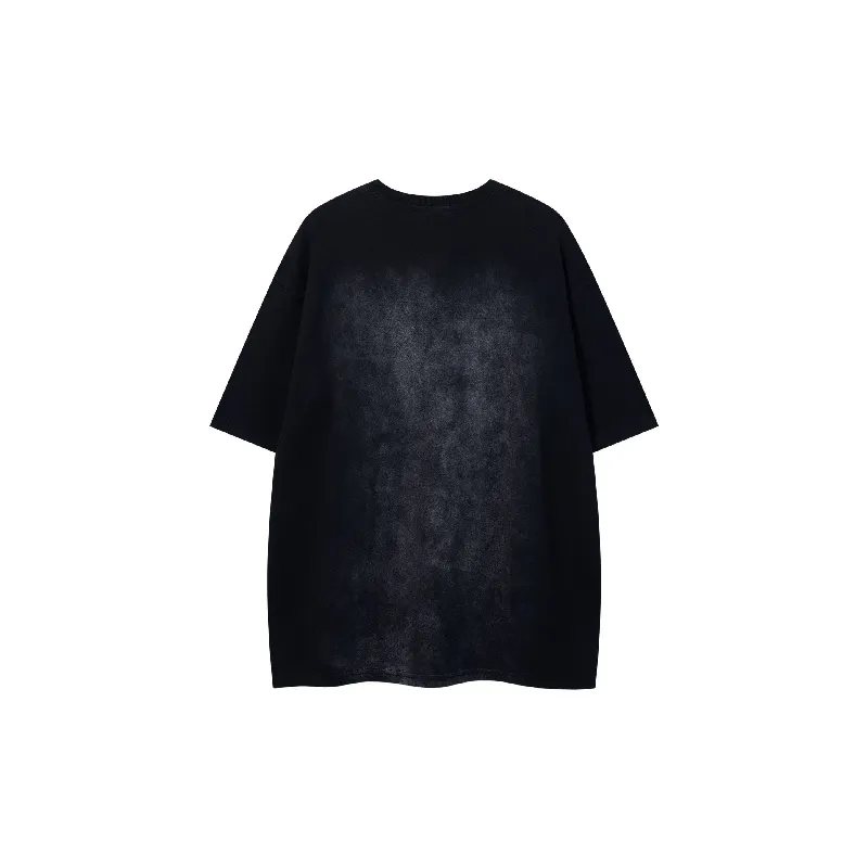 Loose Washed 100% Cotton T Shirt-3