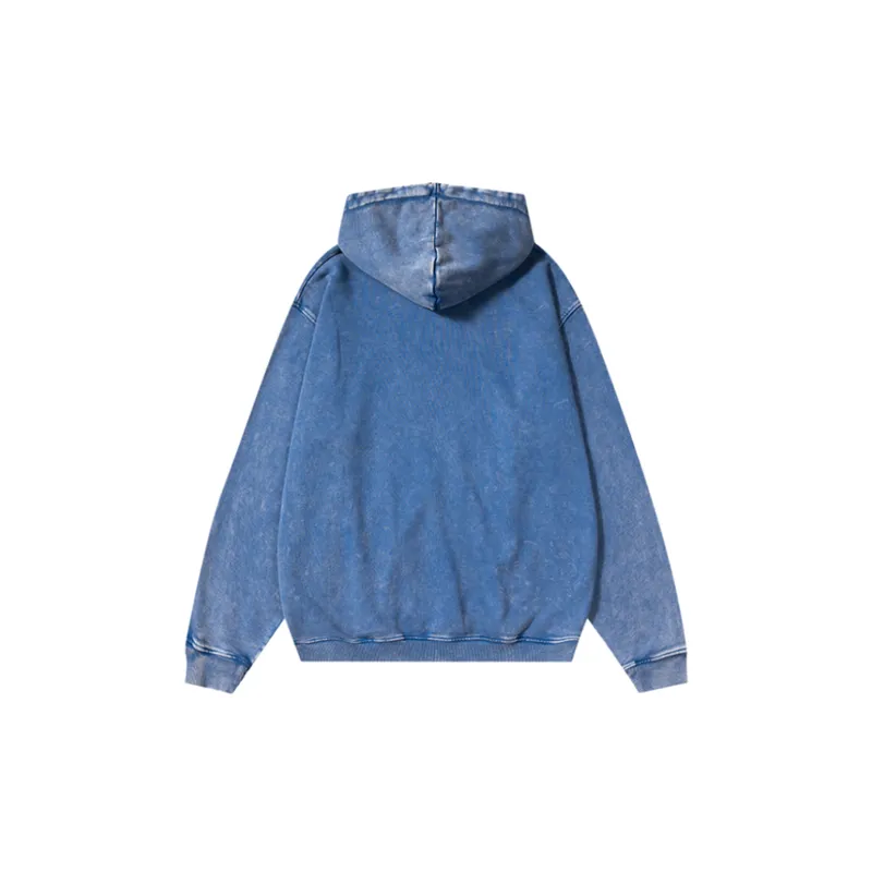 Retro Batik Wash Water Old Hoodie-15