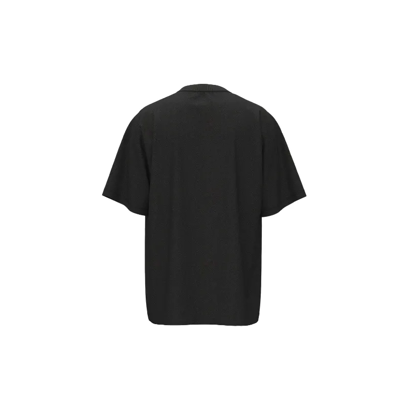 Casual Loose Combed Cotton T Shirt-1
