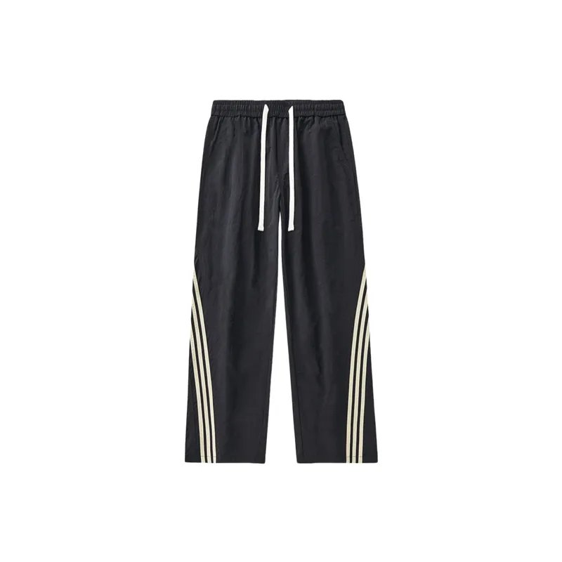 Fashionable Loose Nylon Casual Pants-0