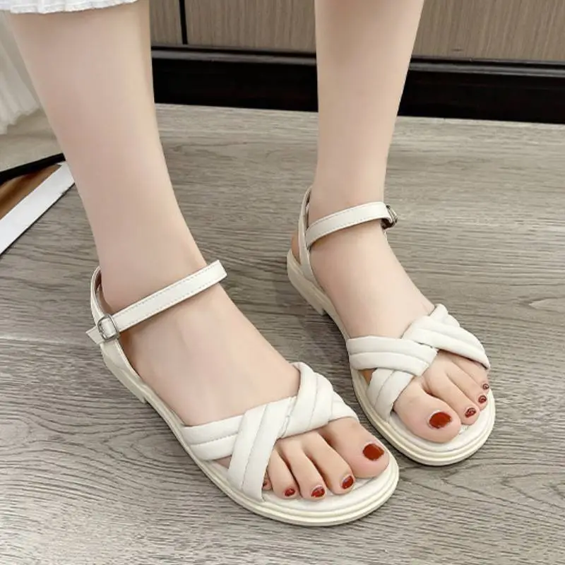 Simple Preppy Beach Sandals-10
