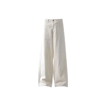 Fashionable Plain Loose Jeans