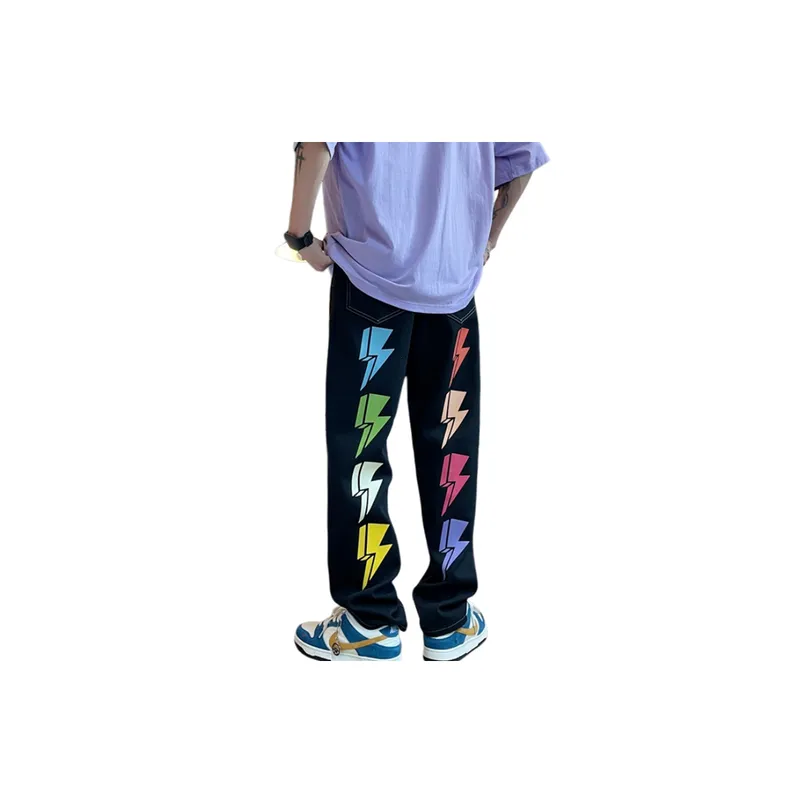 Retro Loose Hip Hop Jeans-1