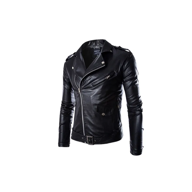 Casual Cool PU Leather Jacket-4