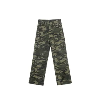 Fashionable Straight Leg Cargo Pants