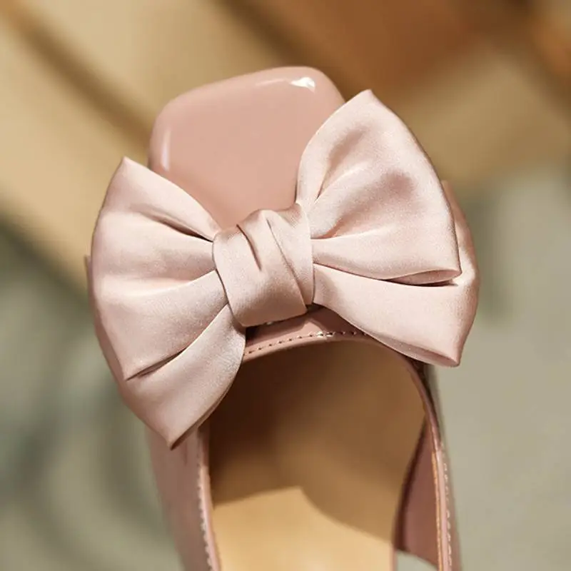 Cute Plain High Heels-3