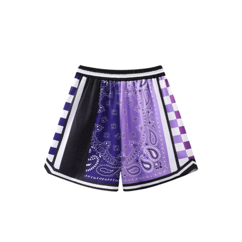 Retro Breathable Basketball Shorts-1