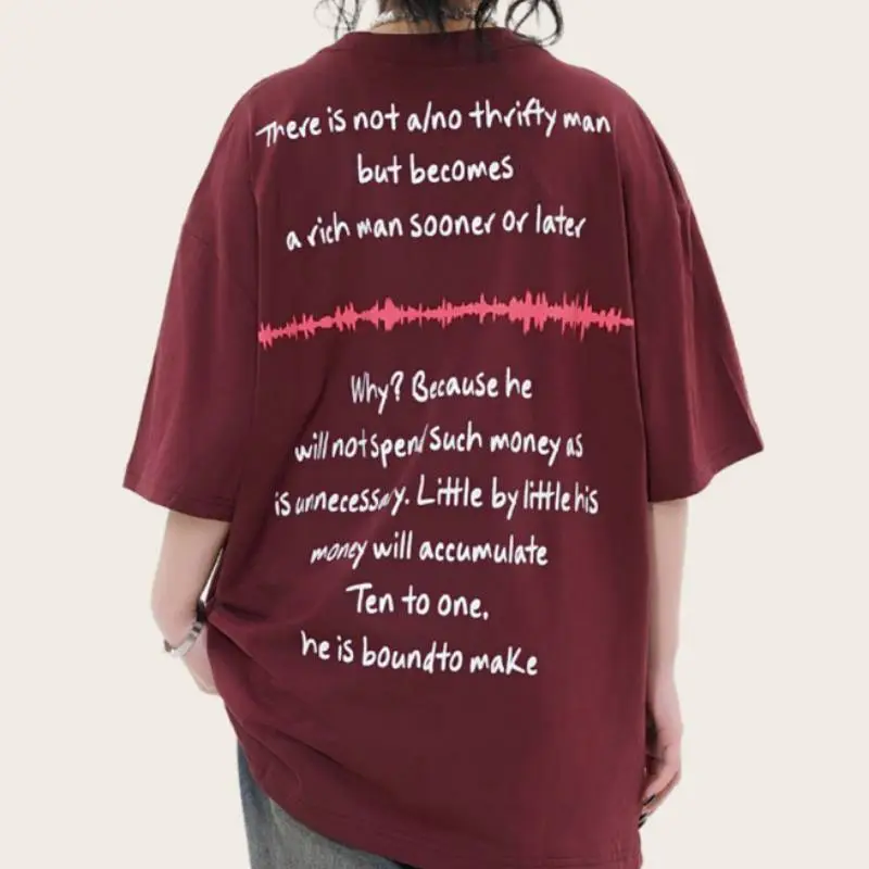 Casual Loose Combed Cotton T-Shirt-7