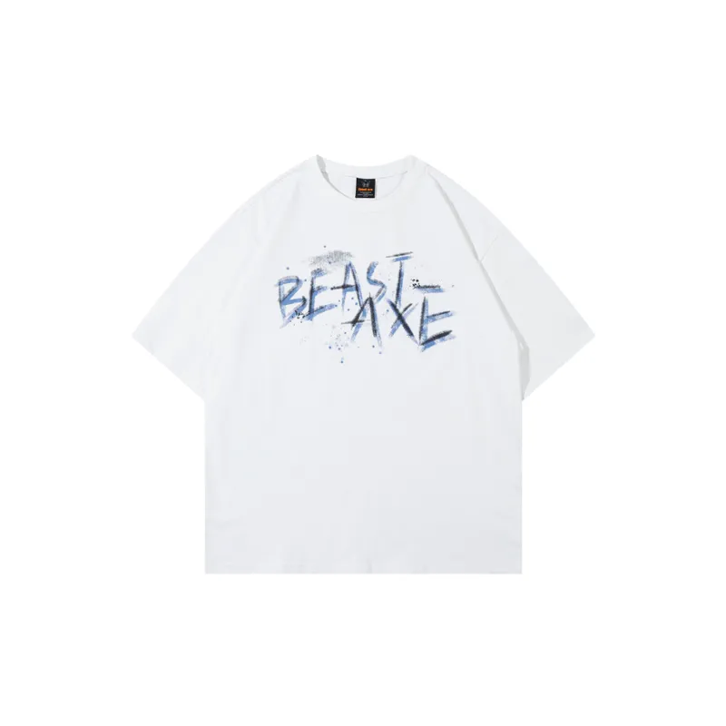 Trendy Graffiti Oversized T shirt-0