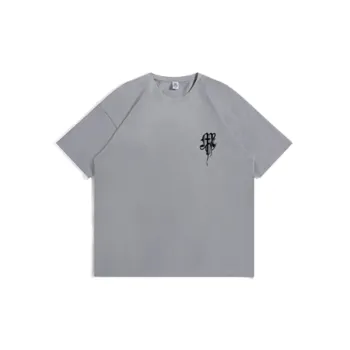 Loose Round Neck Gothic Oversize T Shirt
