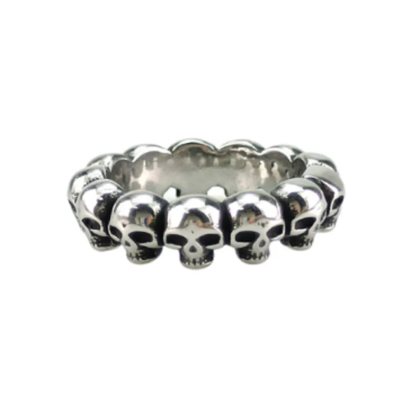 Skull Ring Retro Punk Style