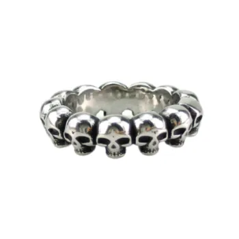 Skull Ring Retro Punk Style