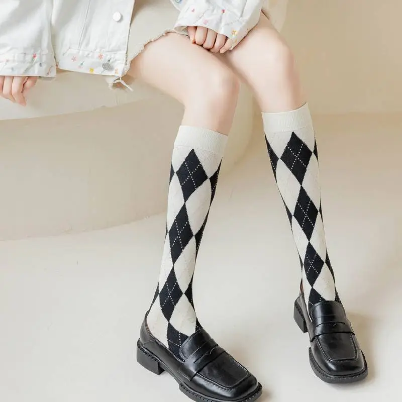 Cute Fashionable Polyester Cotton Mid Calf Sock-1