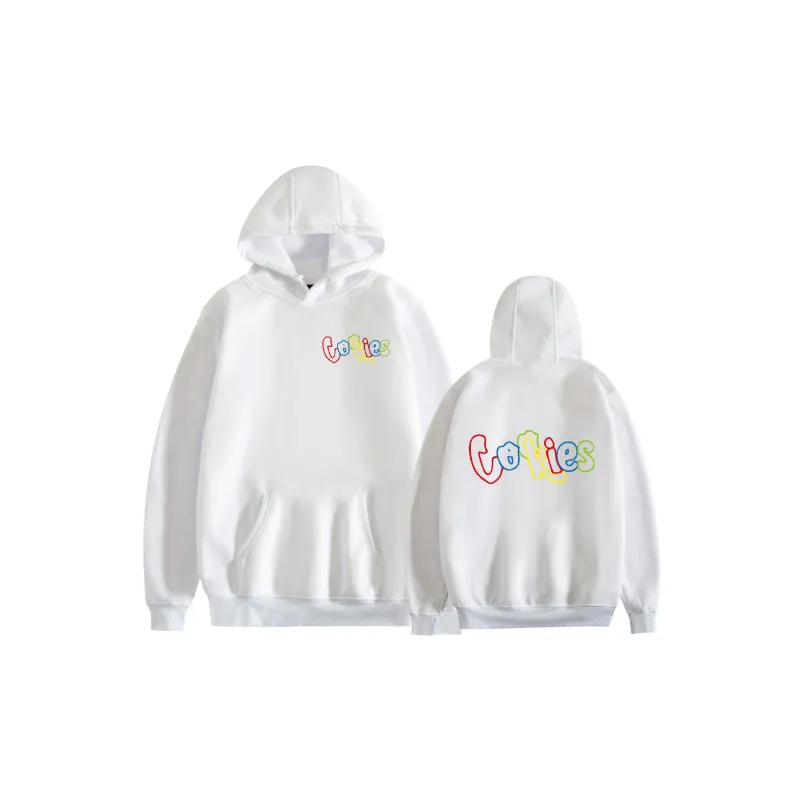 Casual Loose Polyester Hoodie-2