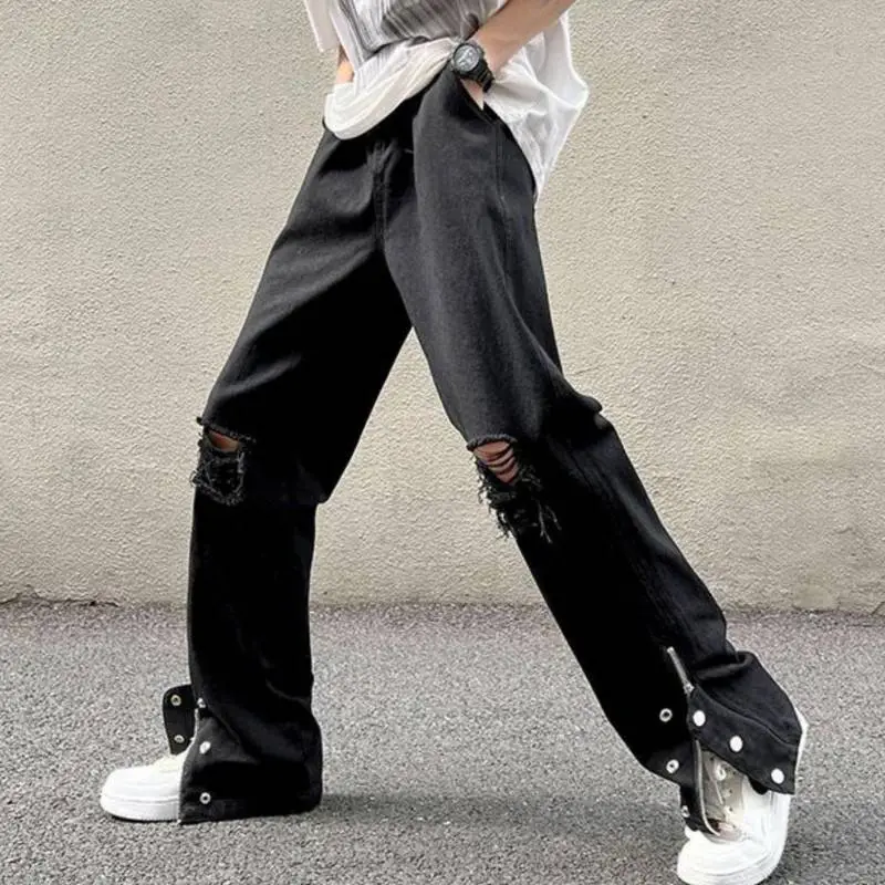 Trendy Simple Jeans-2