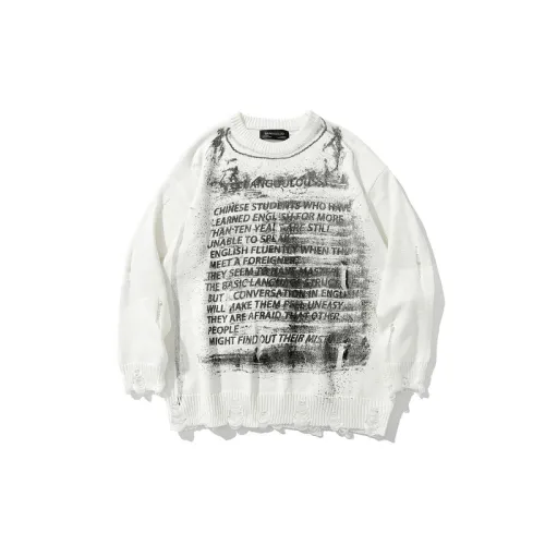 Retro Letter Fashion Knitwear