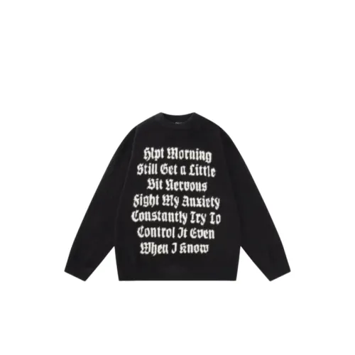 HELIPORT Apron Gothic Coral Fleece Sweater Personalized Loose crew Top