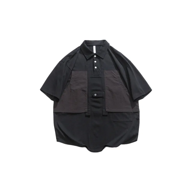 Simple Basics Cotton Blended Fabric Polo Unisex-4