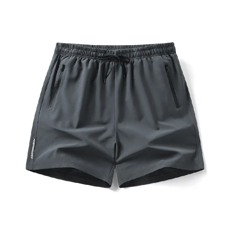 Casual Breathable Blended Synthetic Fabrics Sports Shorts-2