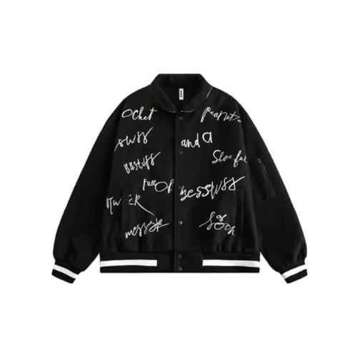 Casual Letter Embroidered Jacket