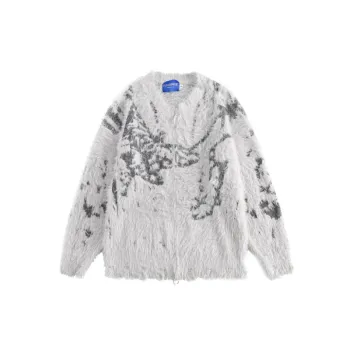 Cardigan Contrast Casual Hoodie