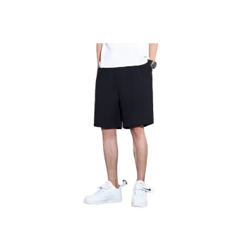 Loose Plain Cotton Casual Shorts