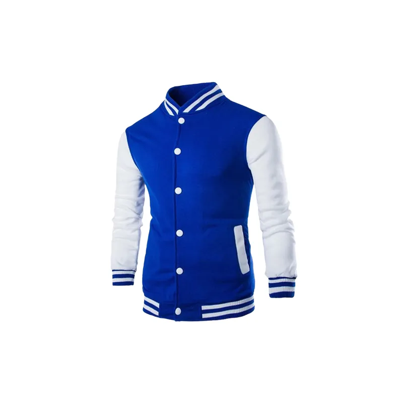 Loose Casual Cotton Baseball Jersey-4