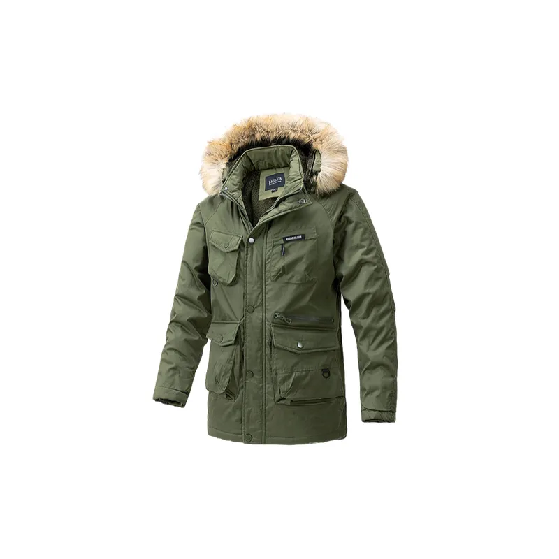 Washed Loose Cotton Quilted Jacket Unisex-8