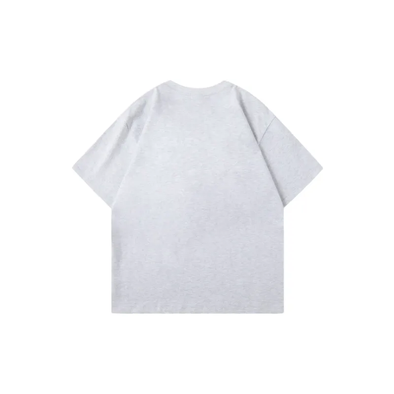 Fashionable Loose Cotton Blended Fabric T Shirt Unisex-1