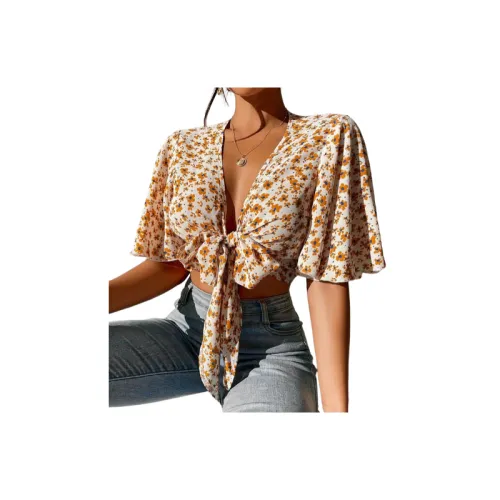 Boho Printed Chiffon Shirt