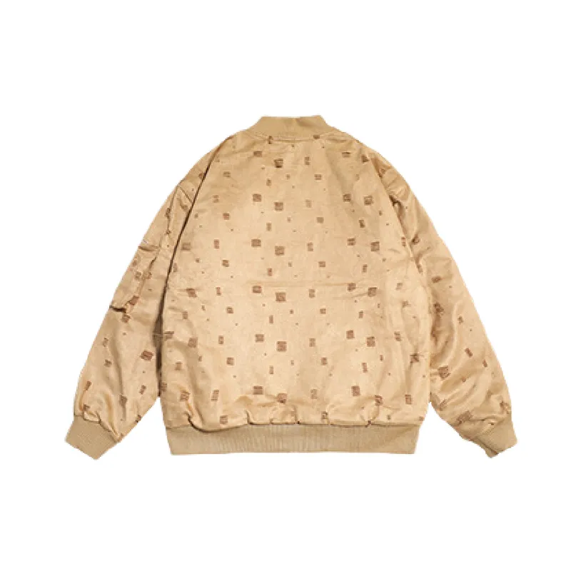Street Letter Loose Quilted Jacket-6