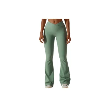 Sports Casual Fine Rib Knit Leggings Women