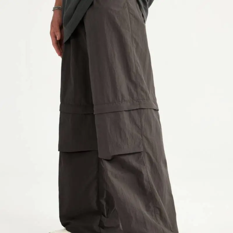 Fashionable Loose Nylon Casual Pants-6