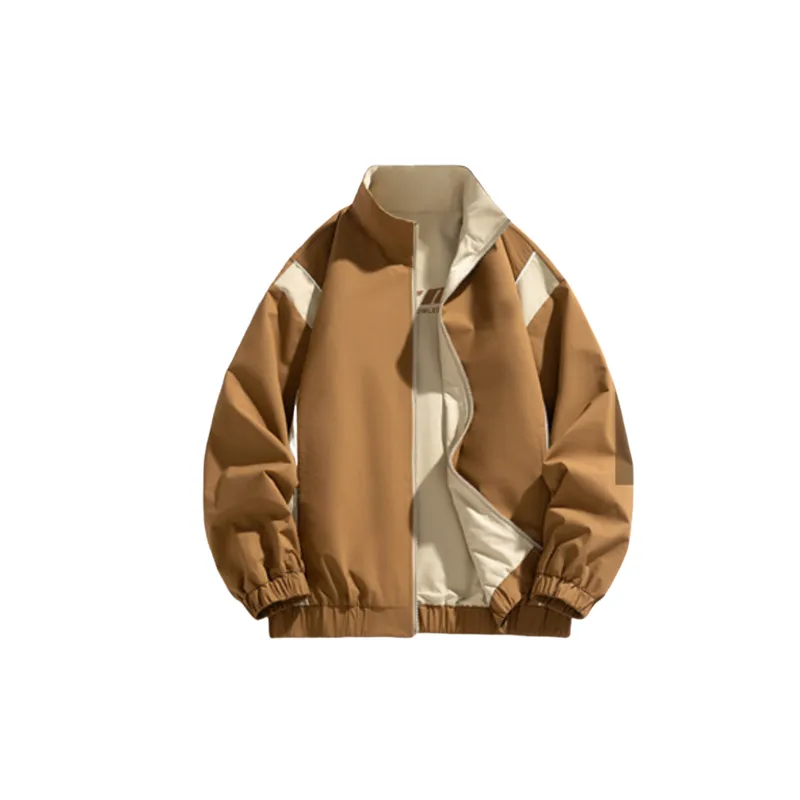Fashionable Loose Blended Synthetic Fabrics Outdoor Jacket-4