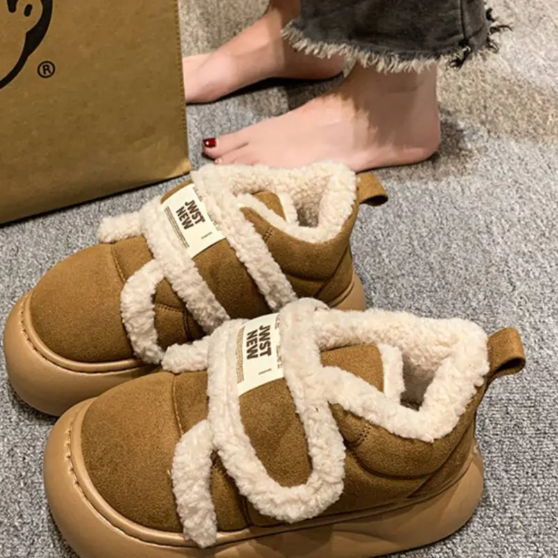 Basics Plain Snow Boots-7