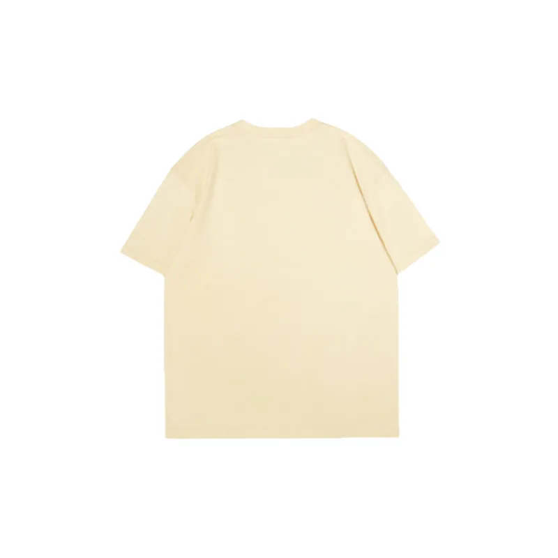 Casual Loose Combed Cotton T Shirt-4