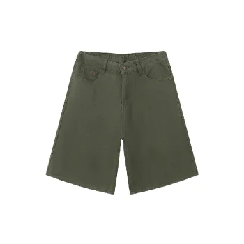 Fashionable Plain Cotton Casual Shorts