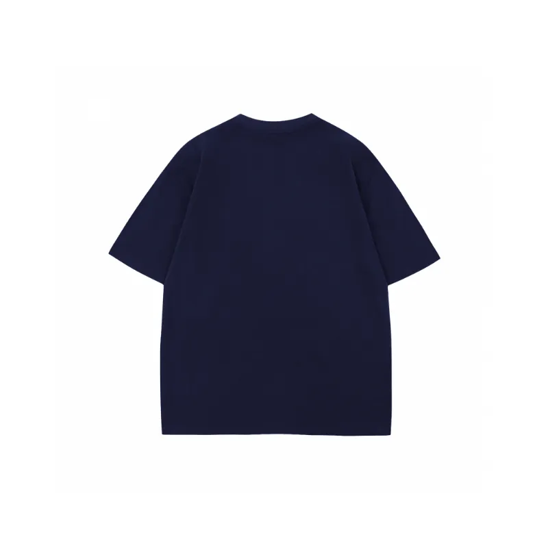 Fashion Embroidery Cotton Blended Fabric T Shirt Unisex-5