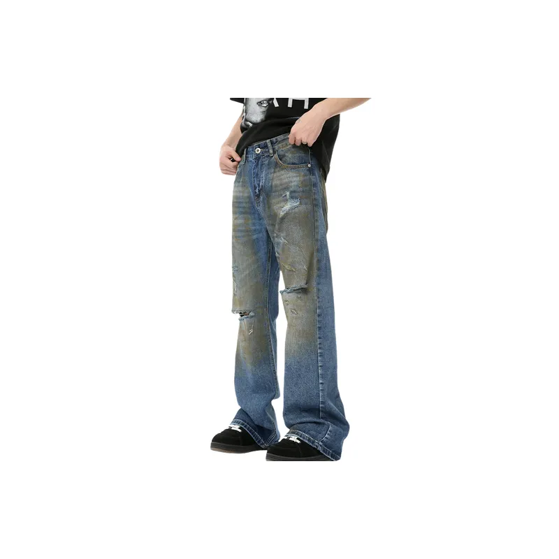 Retro Simple Jeans-2