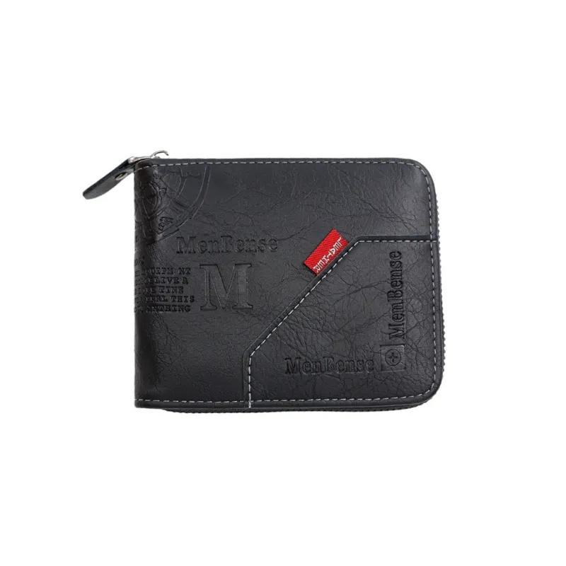Fashionable Zipper Wallet Man