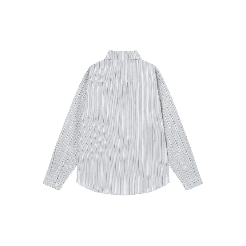 Retro Street Striped Shirt-1