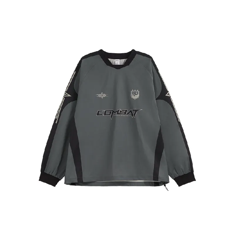 Fashionable Loose Long Sleeve T Shirt-0