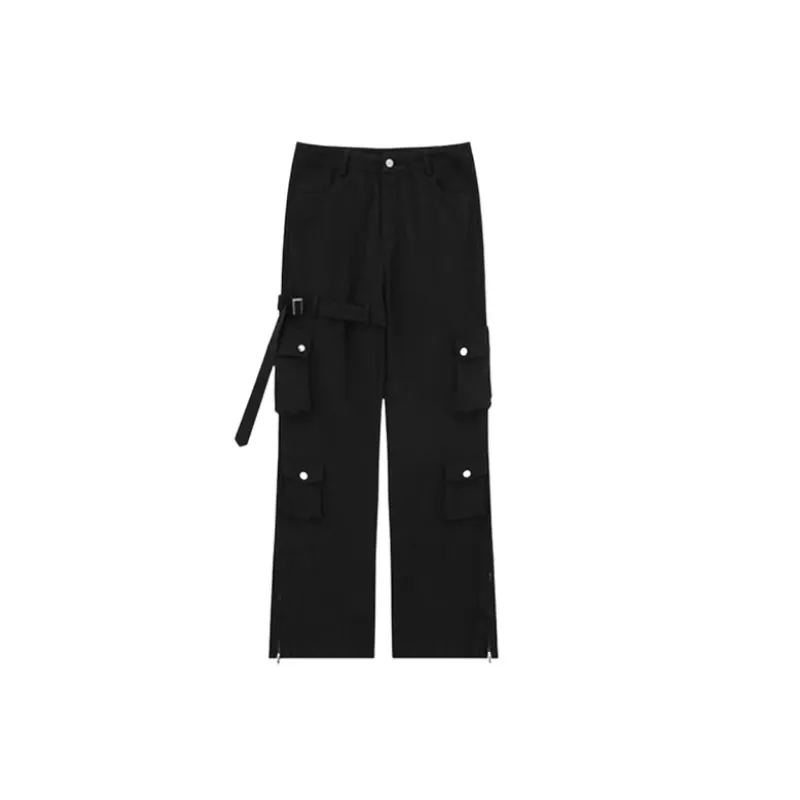 Retro Multi pocket Functional Cargo Pants-6