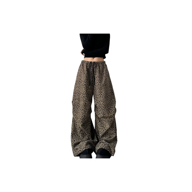 Funky Loose Polyester Baggy Casual Pants Women