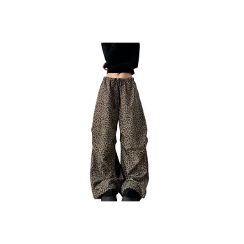 Funky Loose Polyester Baggy Casual Pants Women