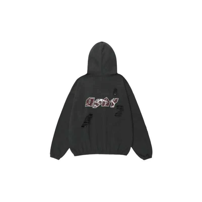 Loose Ripped Sweatshirt-5