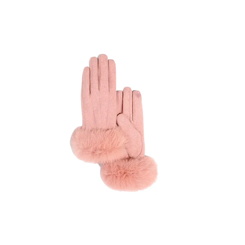 Casual Simple Knit Gloves-0