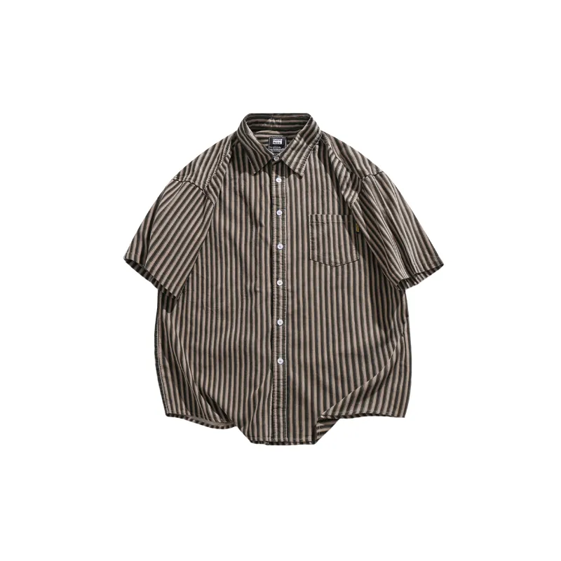 Retro Washed Corduroy Shirt-1