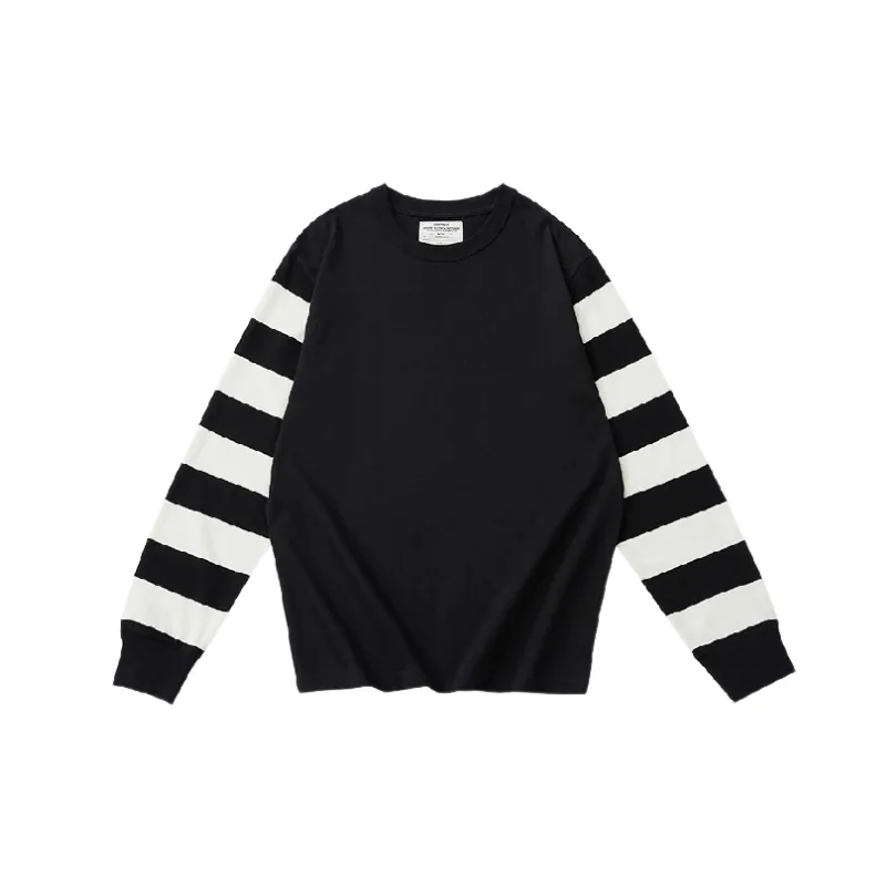 Casual Striped Cotton T Shirt-6