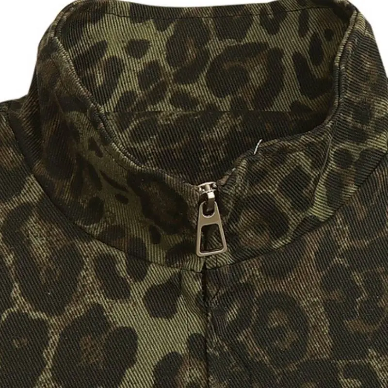 Retro Leopard Print Jacket-2